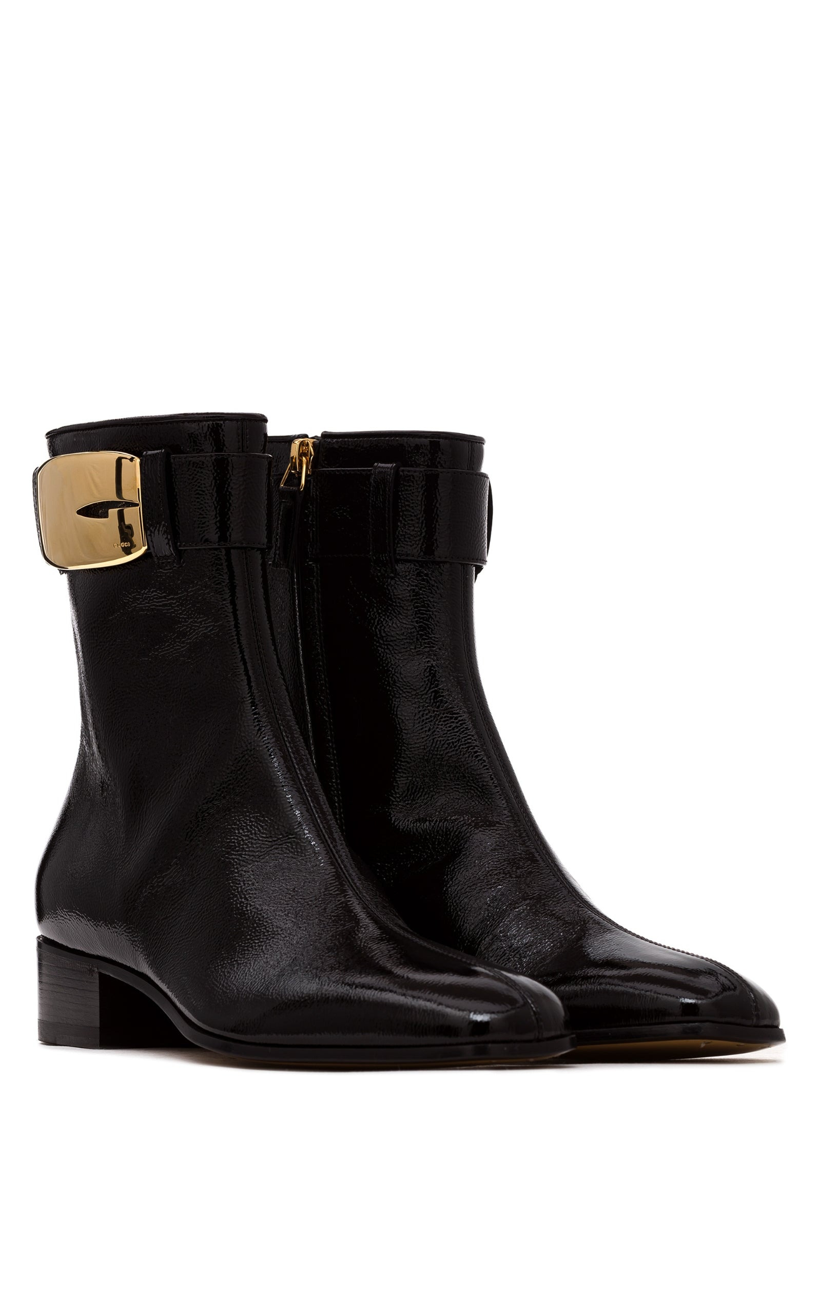 Retro G 35mm Leather Ankle Boots - 5