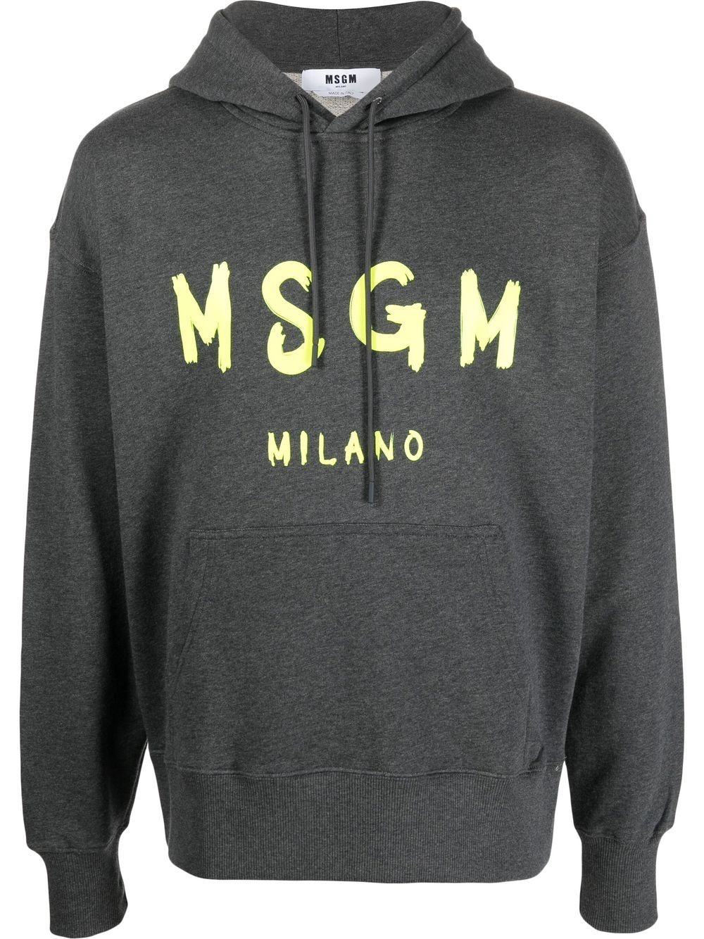 logo-print hoodie - 1