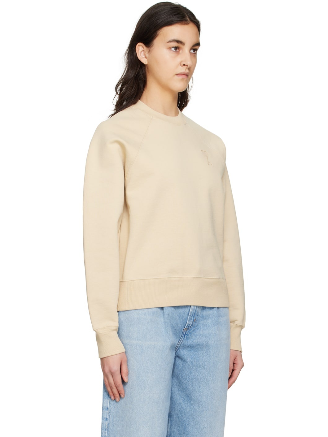 Beige Ami De Cœur Sweatshirt - 2