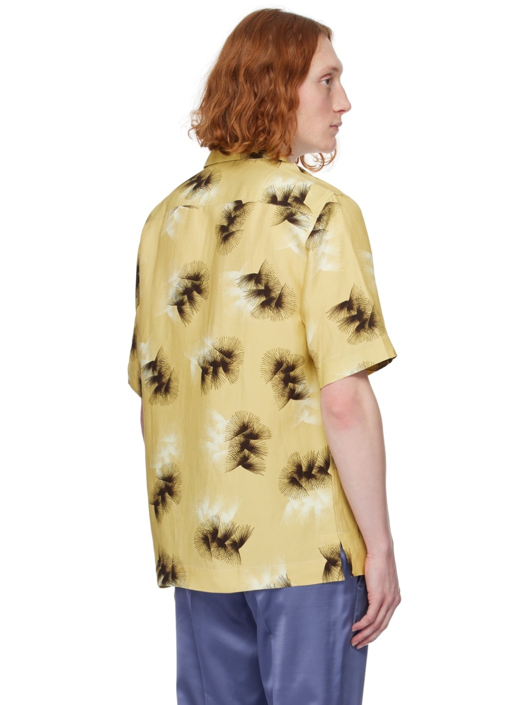 Yellow Printed Shirt - 3