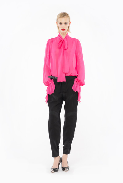 PINKO BLOUSE WITH BOW AND RUCHING outlook