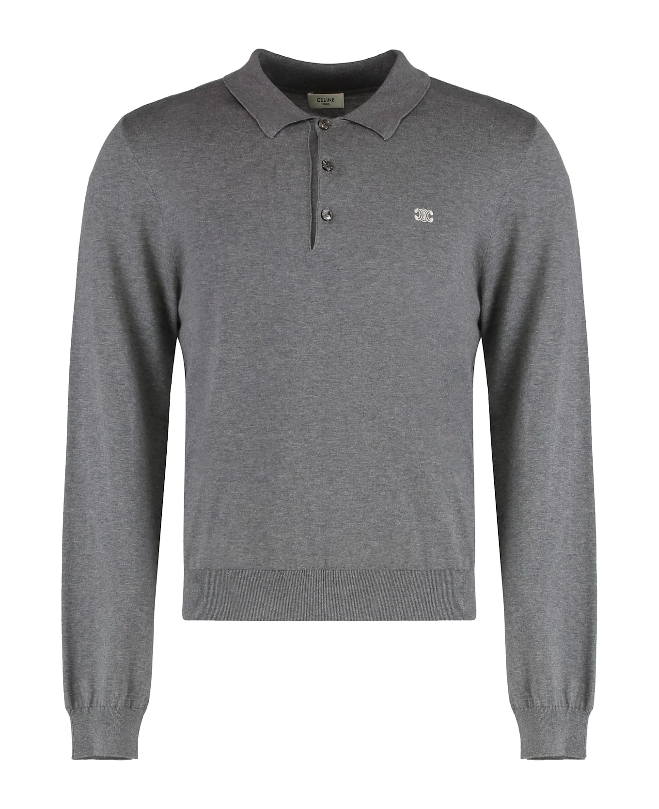 Polo Style Shirt In Thin Cotton - 1