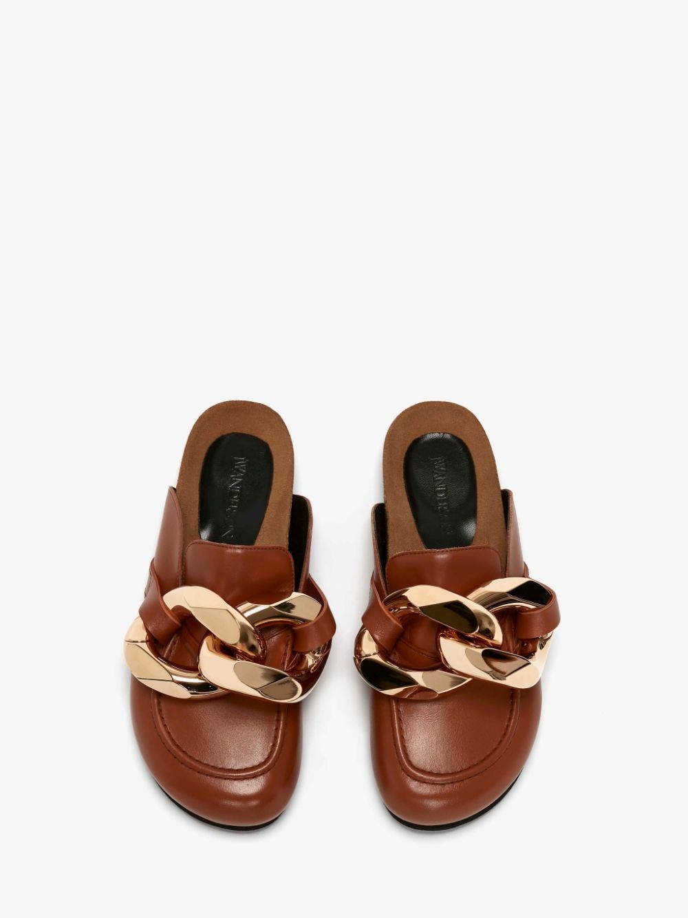MEN’S CHAIN LOAFER MULES - 4