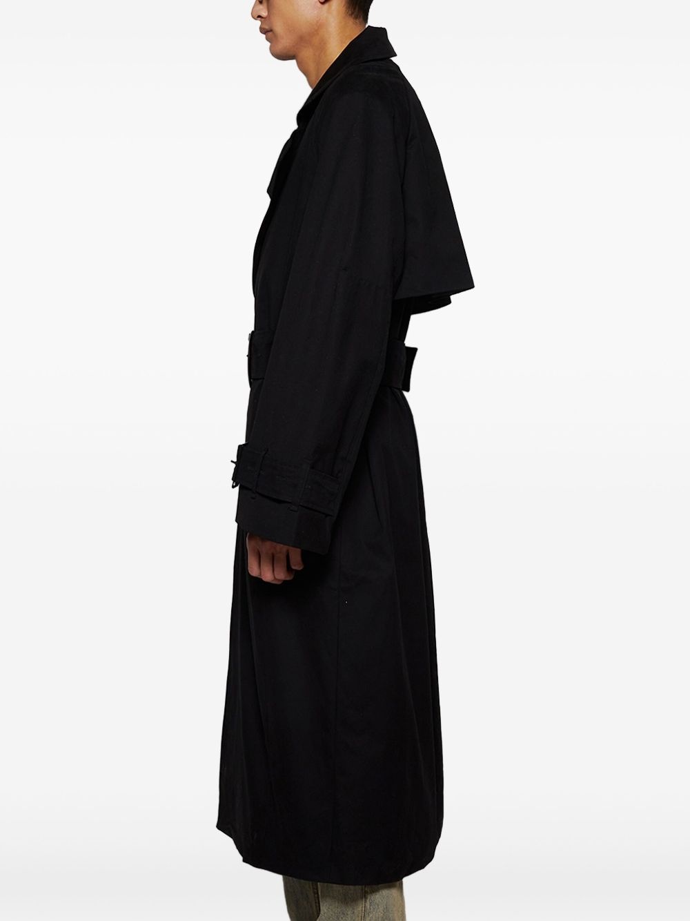 double-breasted trench coat - 4