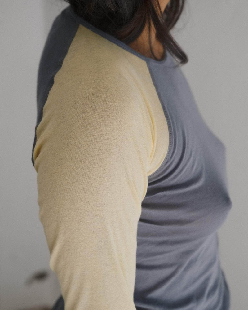 Gene Long Sleeve Tee - Fine Organic Cotton Rib 4