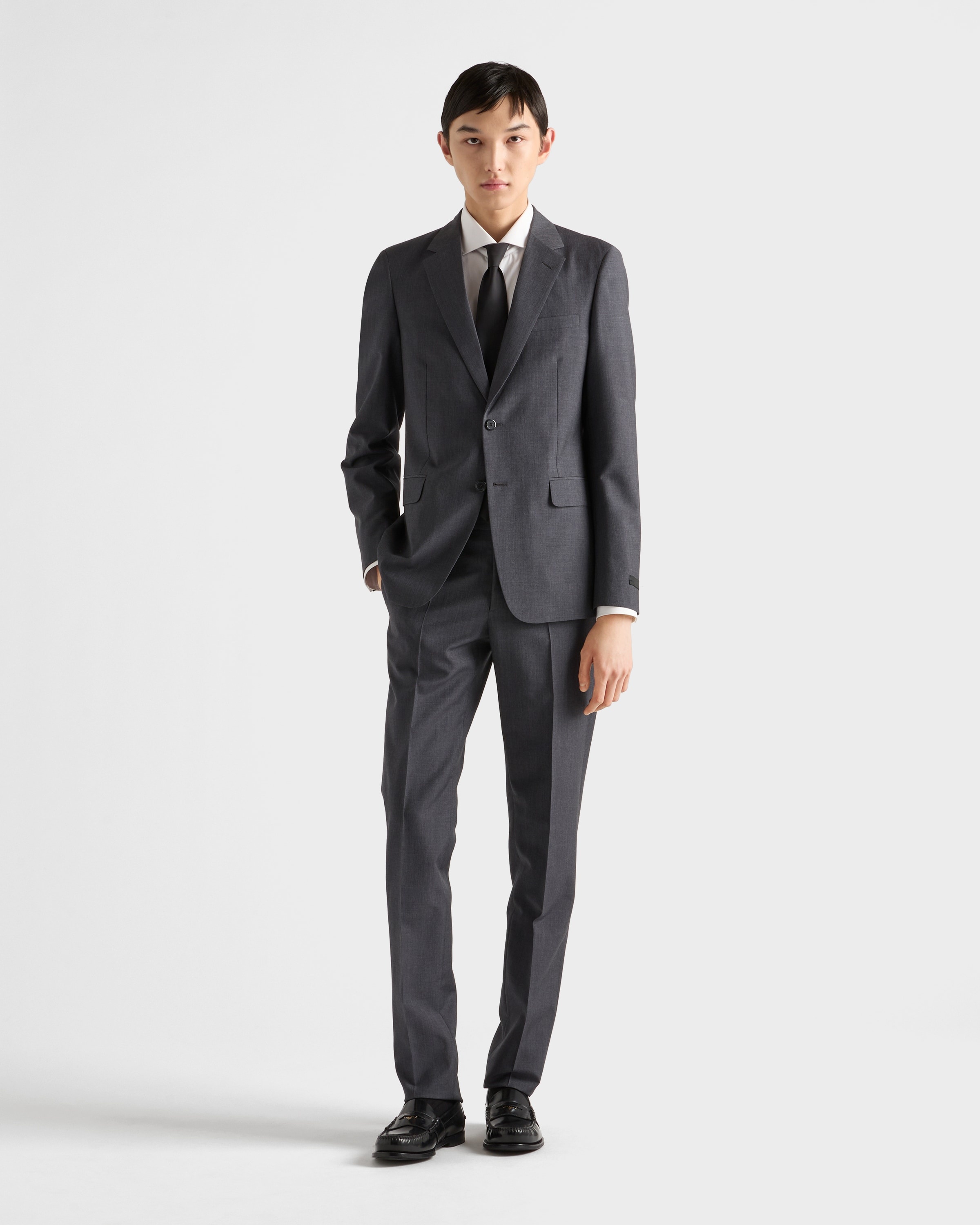 Wool and mohair single-breasted suit - 2
