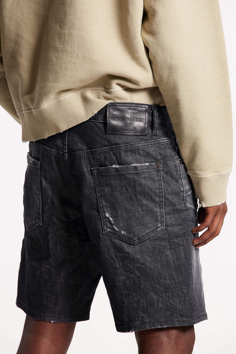 CLEAN BLACK WASH MARINE SHORTS - 4