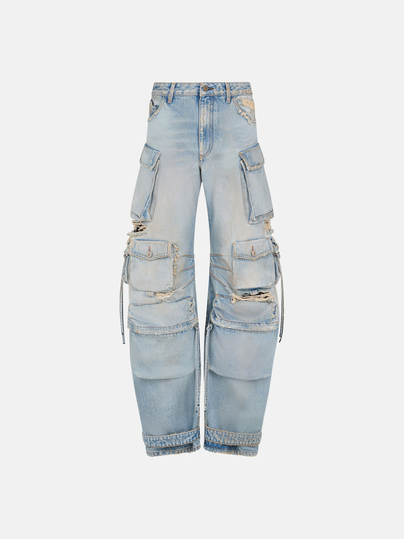 ''FERN'' FADED LIGHT BLUE LONG PANTS 1