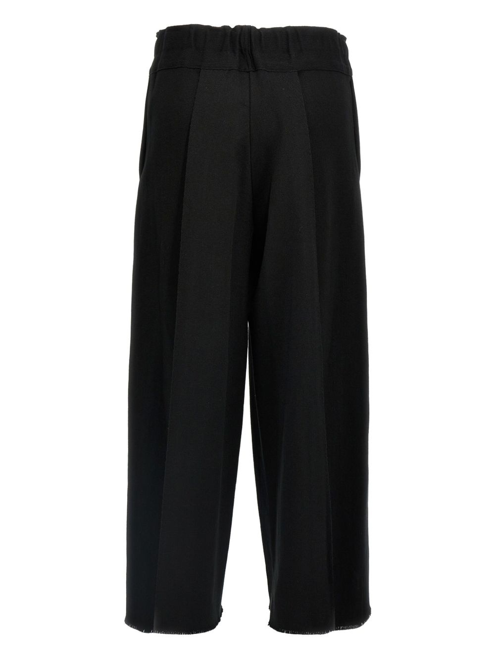 pleated elastic-waistband trousers - 2