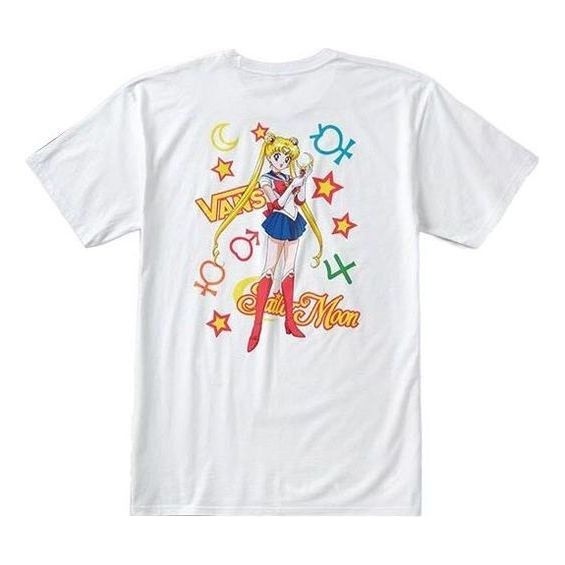 Vans x Pretty Guardian Sailor Moon Graphic Tee 'White' VN0000A5WHT - 1