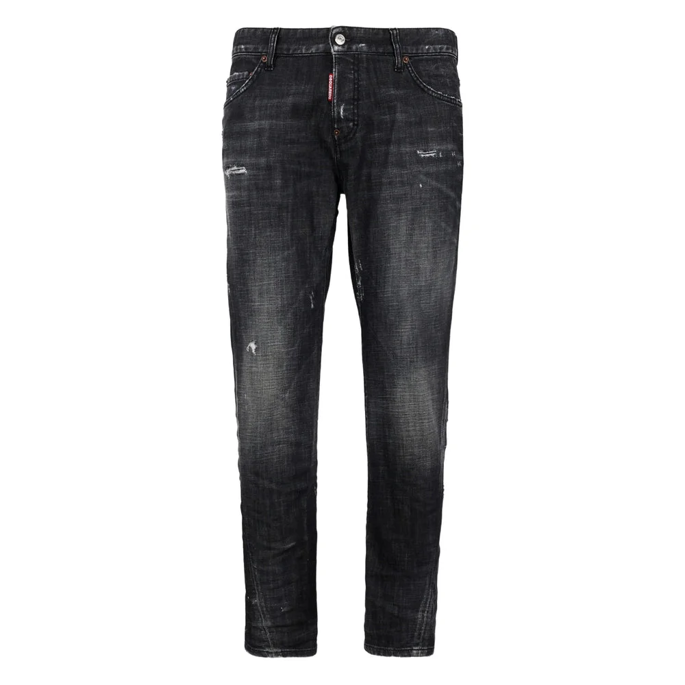 Dsquared2 Black Trousers - Skinny Trousers Men - 1