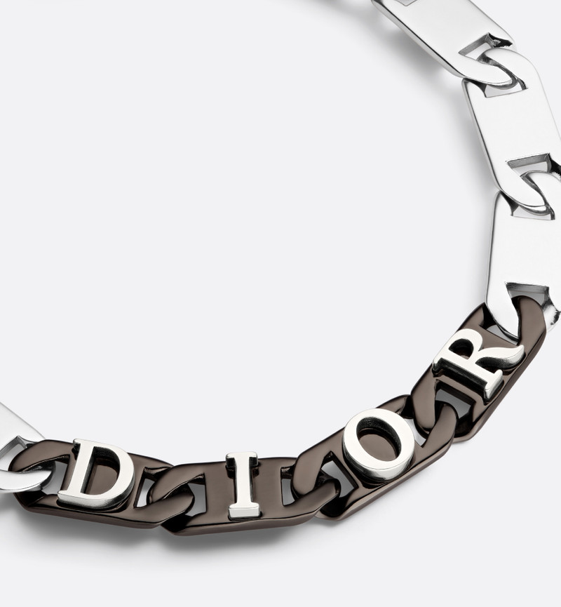 Dior Contrast Chain Link Bracelet 3
