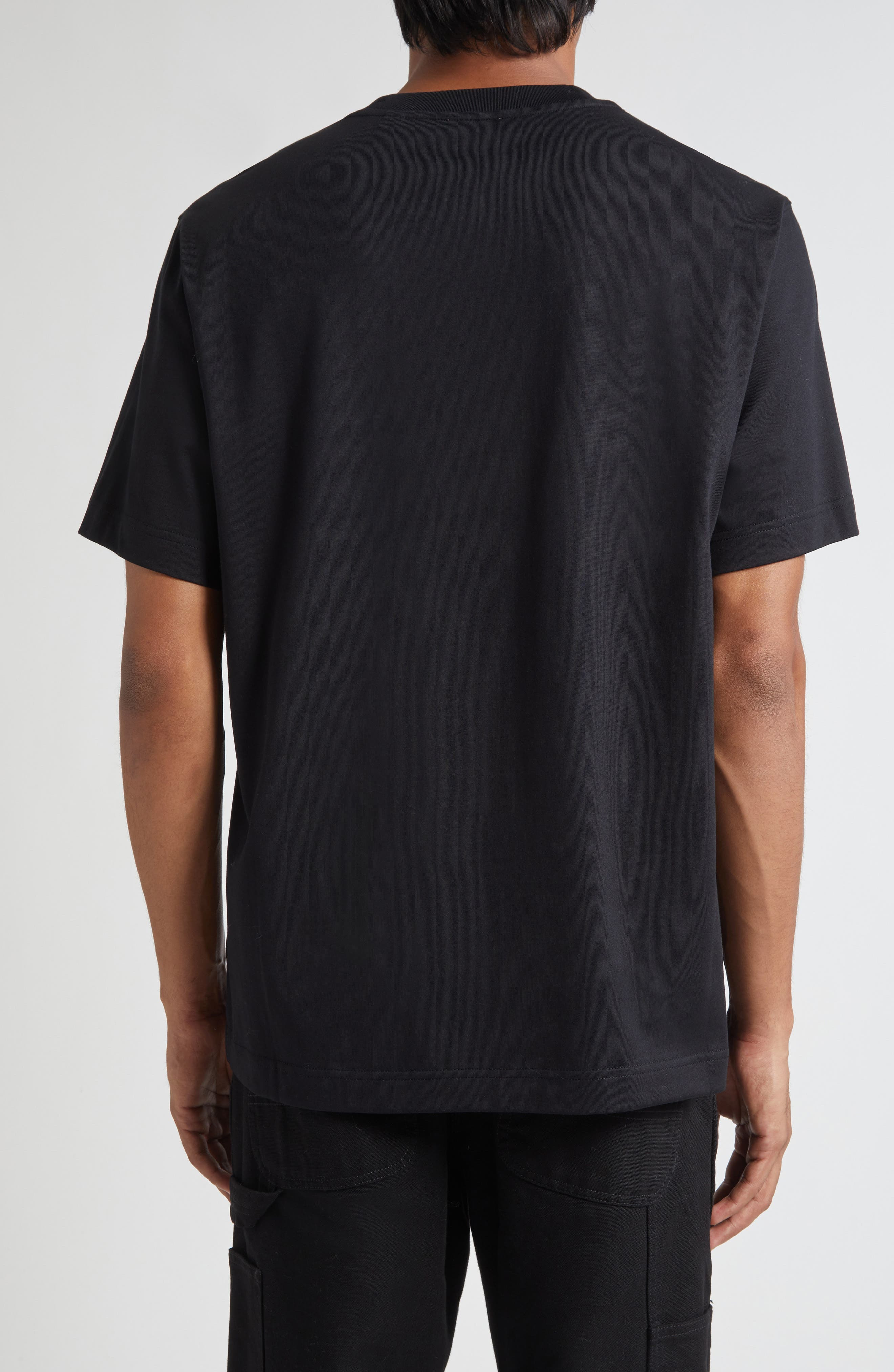 burberry Seth EKD Cotton Jersey T-Shirt in Black at Nordstrom - 2