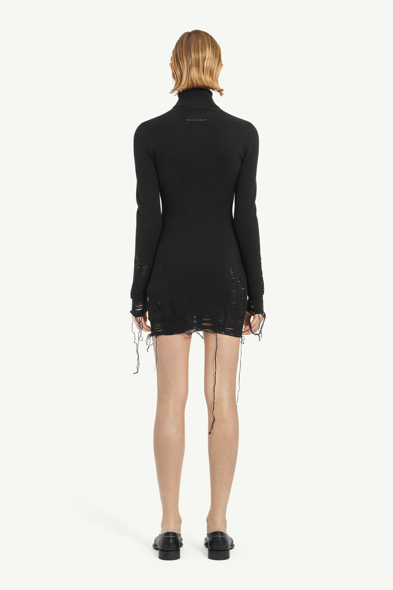 Distressed mini dress 3