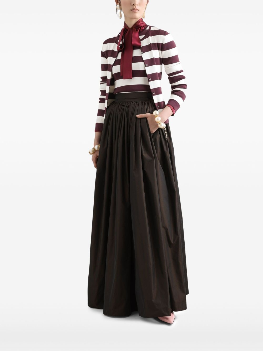 striped cardigan - 2