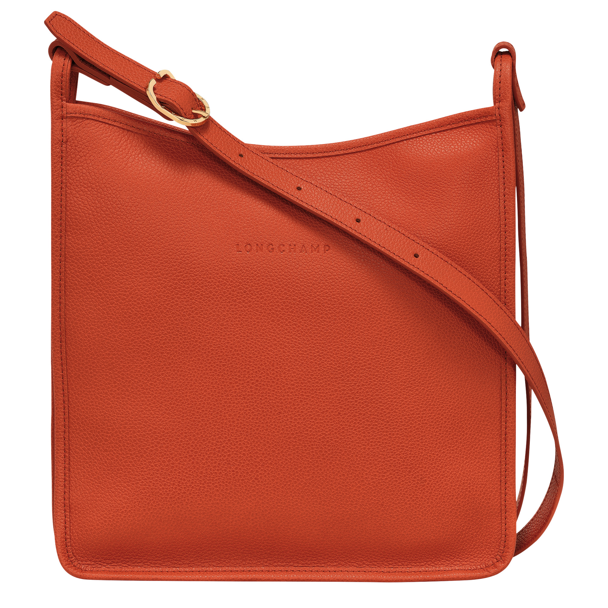 Le Foulonné M Crossbody bag Paprika - Leather - 1
