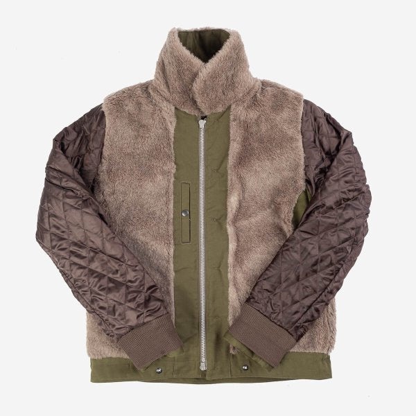 IHM-35-ODG Whipcord N1 Deck Jacket Olive Drab Green - 4