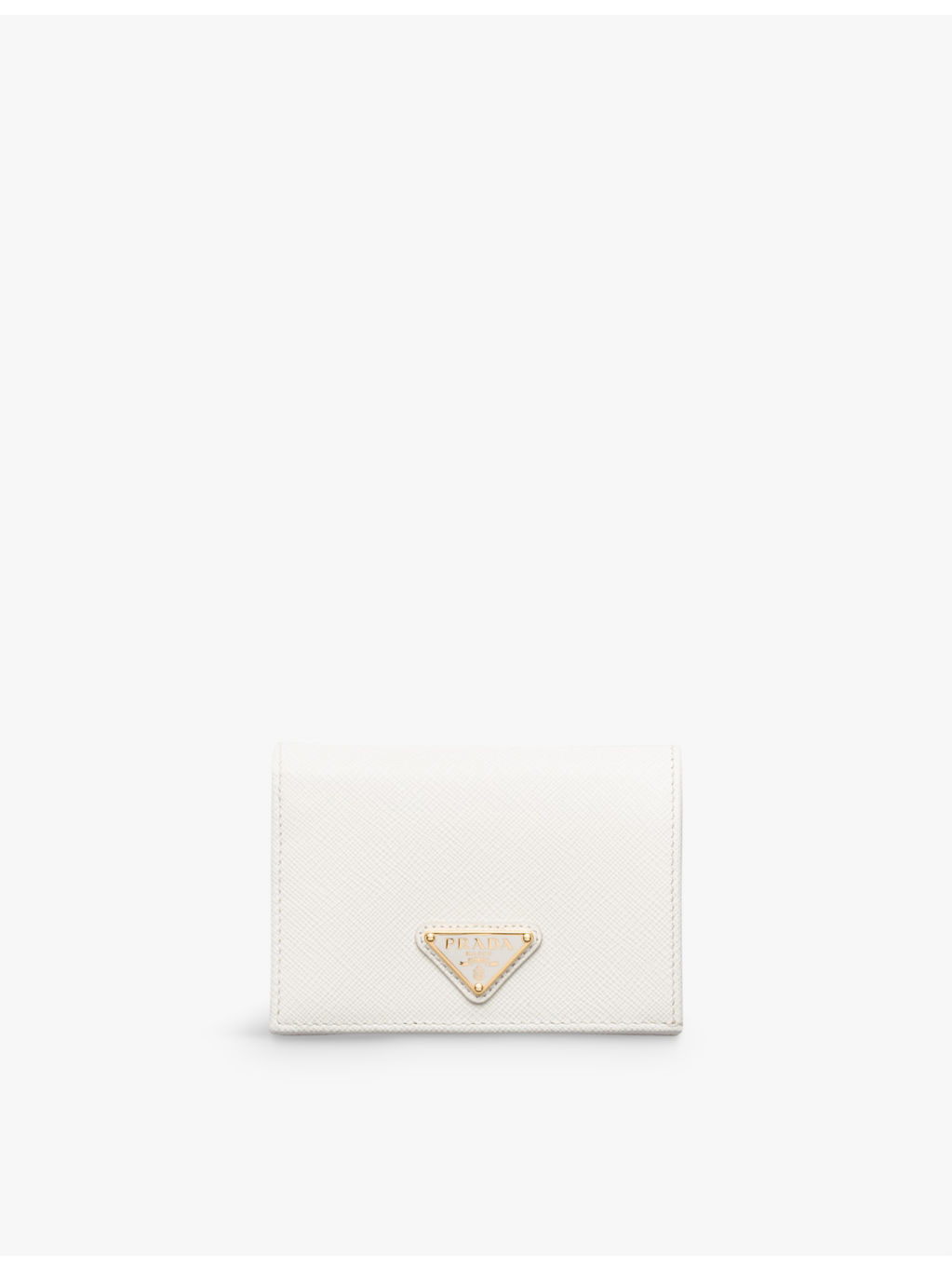 Logo-plaque small leather wallet - 1