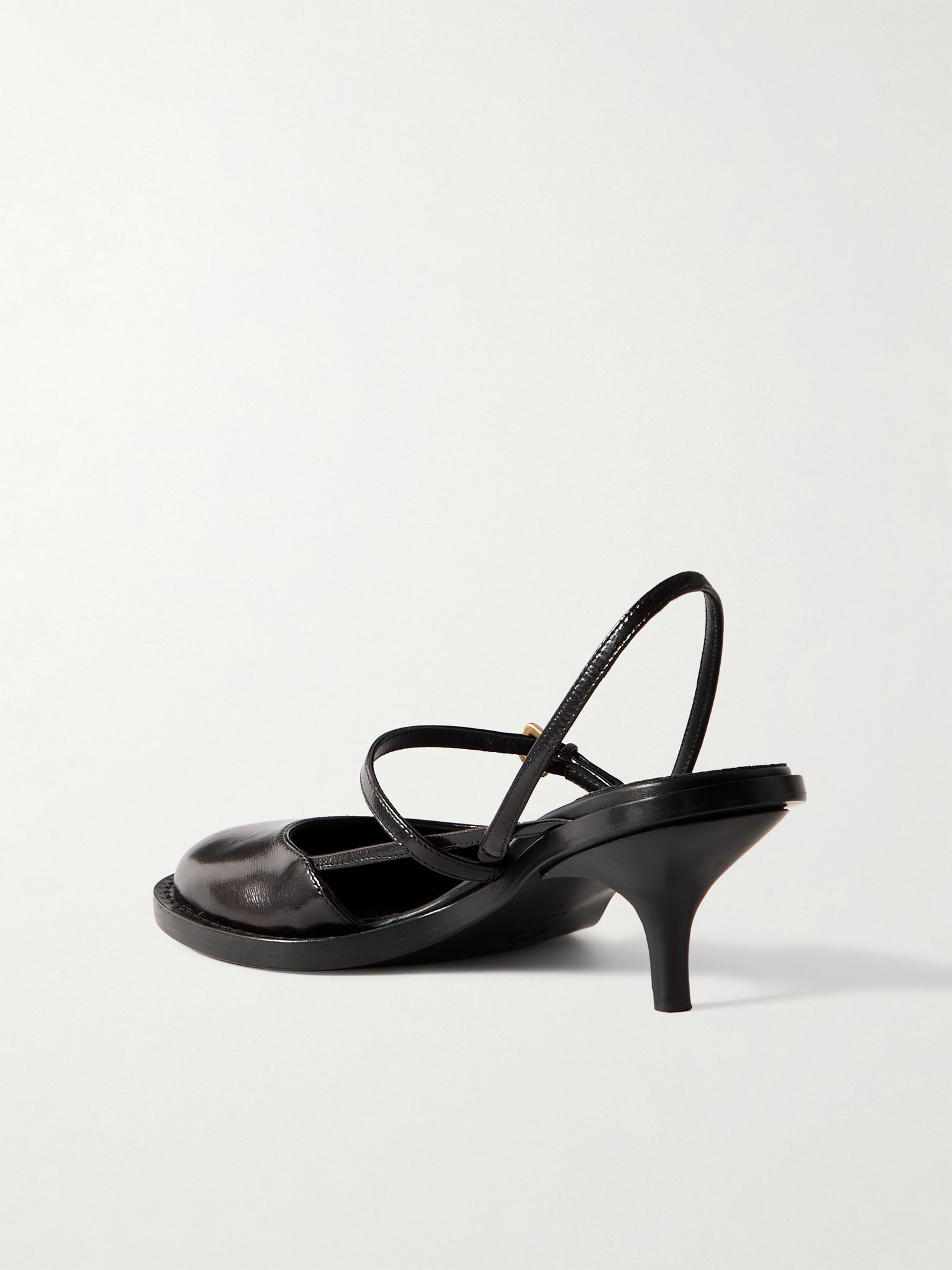 Patent-leather pumps Dark brown - 3