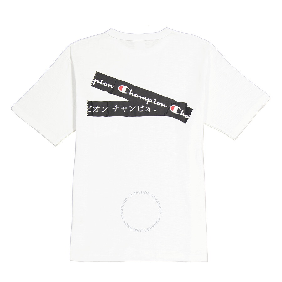 Champion Men's White Cotton Pocket T-shirt - 2