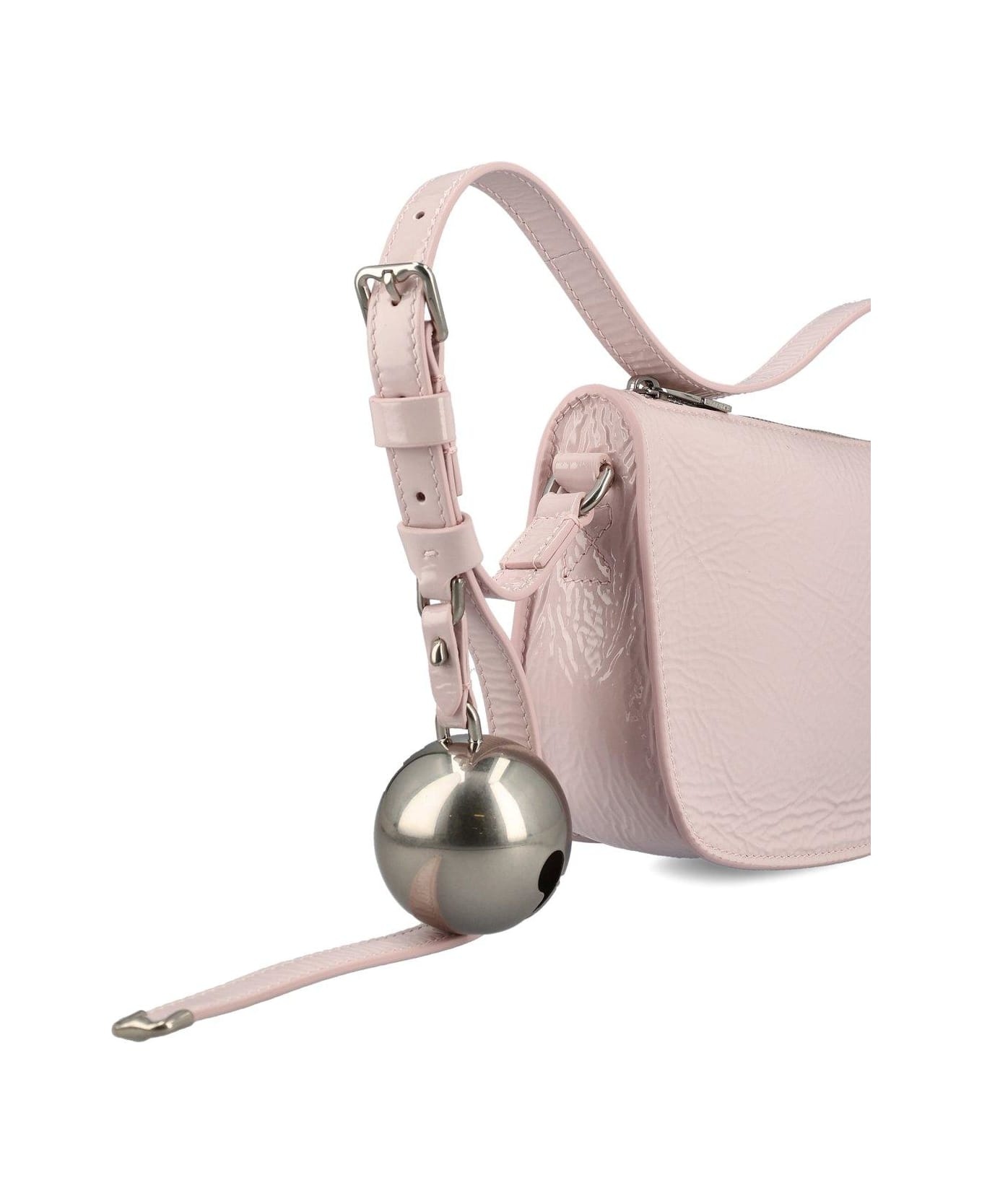 Mini Shield Bell-charm Shoulder Bag - 4