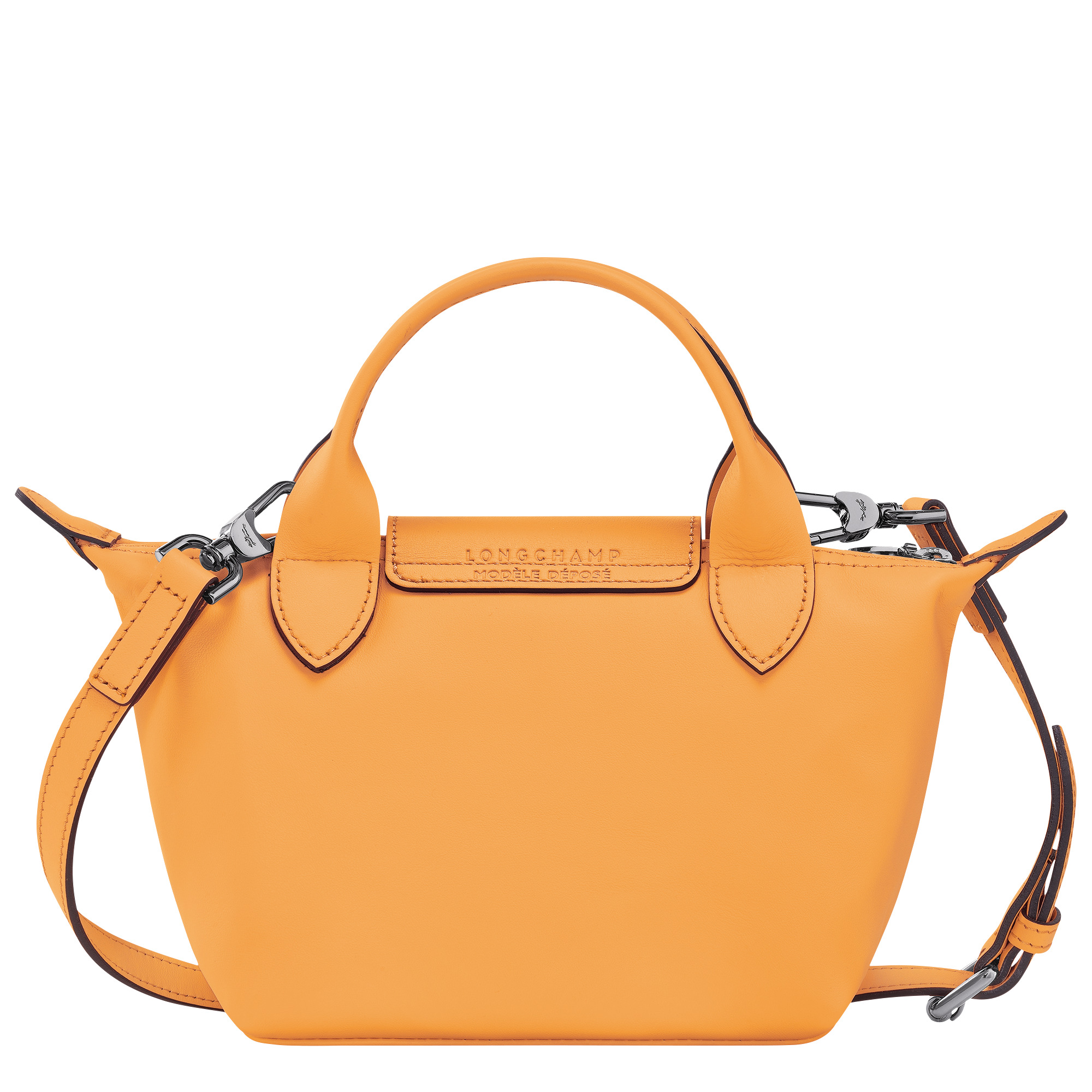 Le Pliage Xtra XS Handbag Apricot - Leather - 4