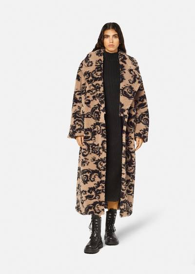 VERSACE JEANS COUTURE Tapestry Couture Teddy Coat outlook