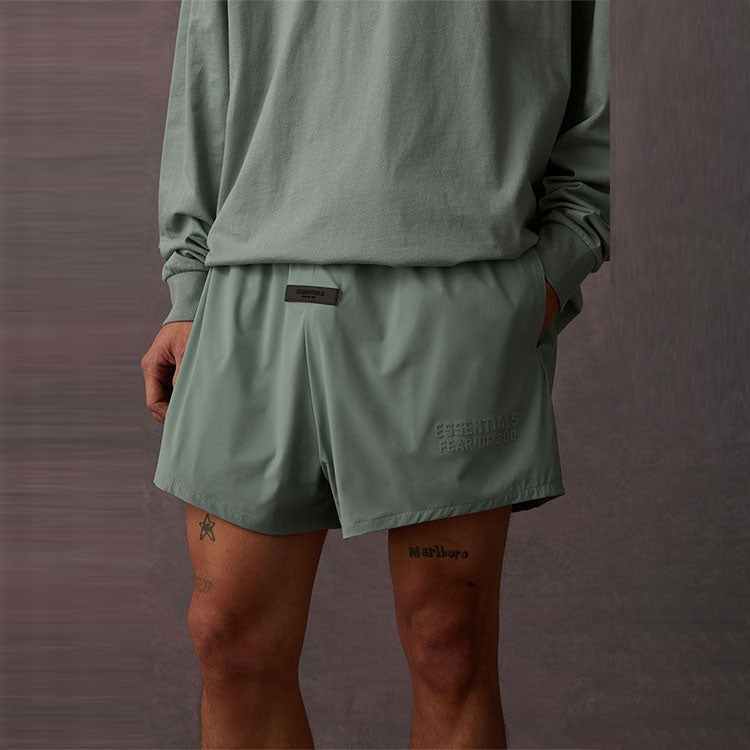Fear of God Essentials SS23 Running Nylon Short 'Sycamore' 160BT224041F - 7