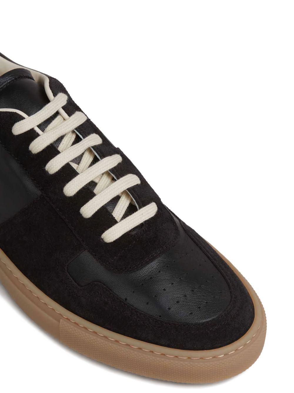 leather suede sneakers - 3