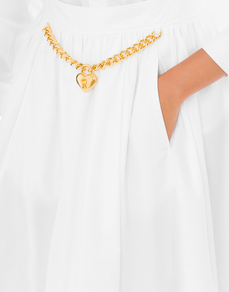 HEART LOCK COTTON CLOTH SKIRT 4