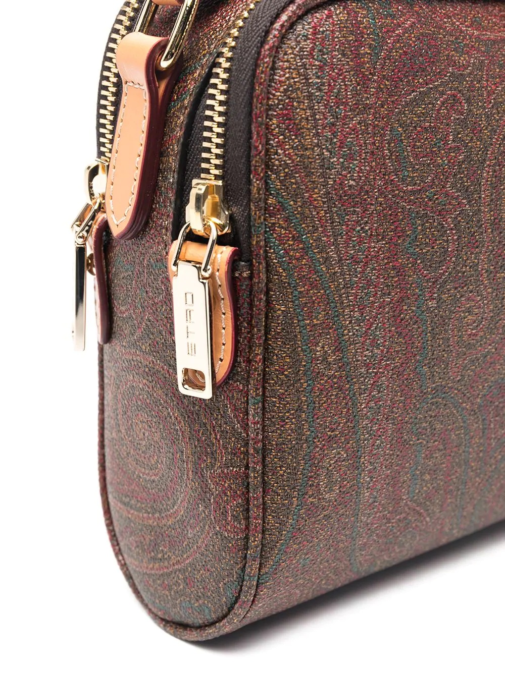 paisley-print crossbody bag - 4