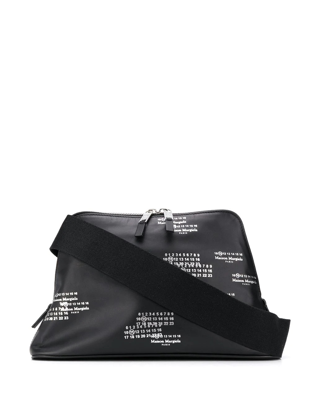 all-over logo print shoulder bag - 1