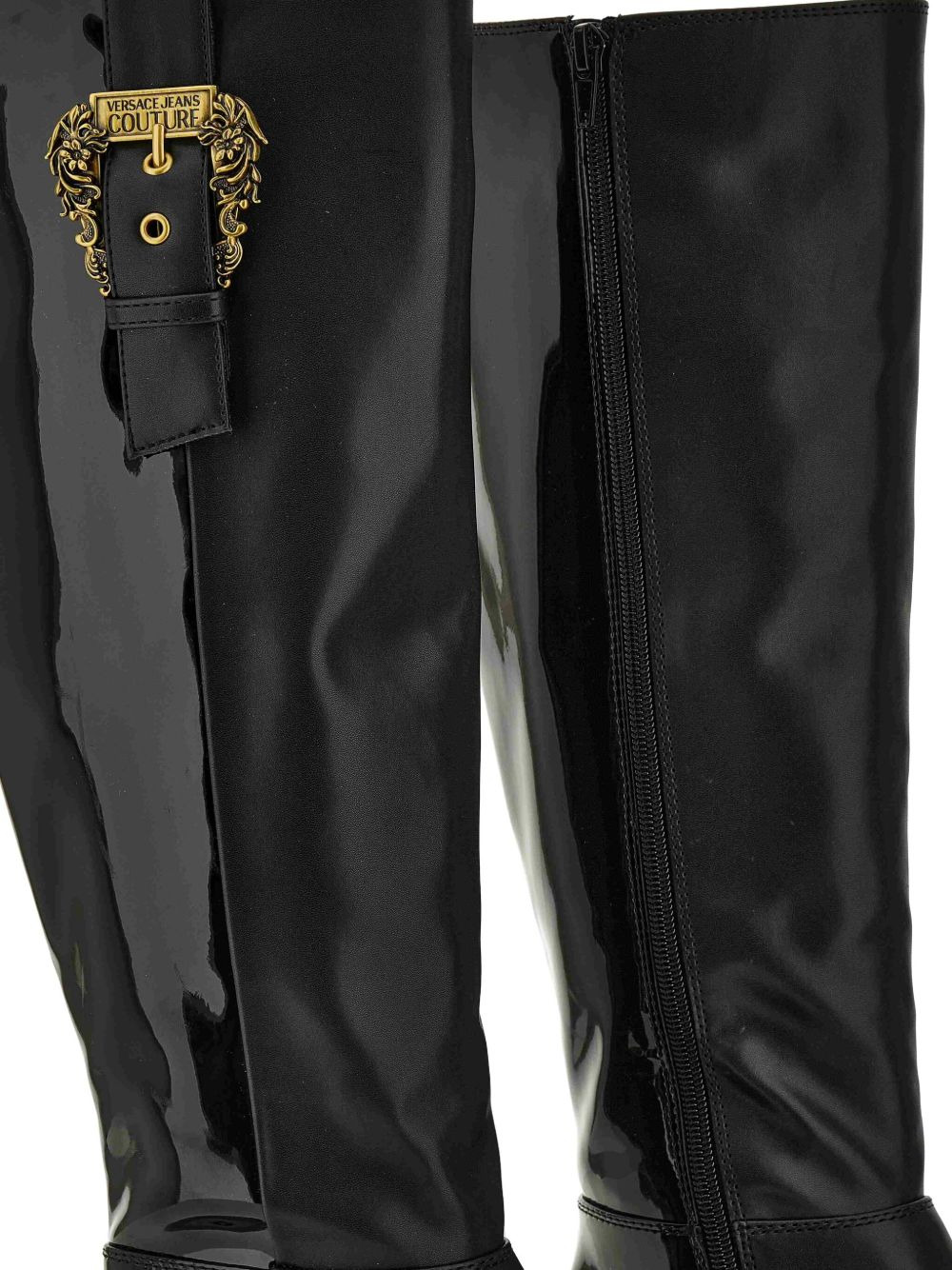 buckle-embellished boots - 4