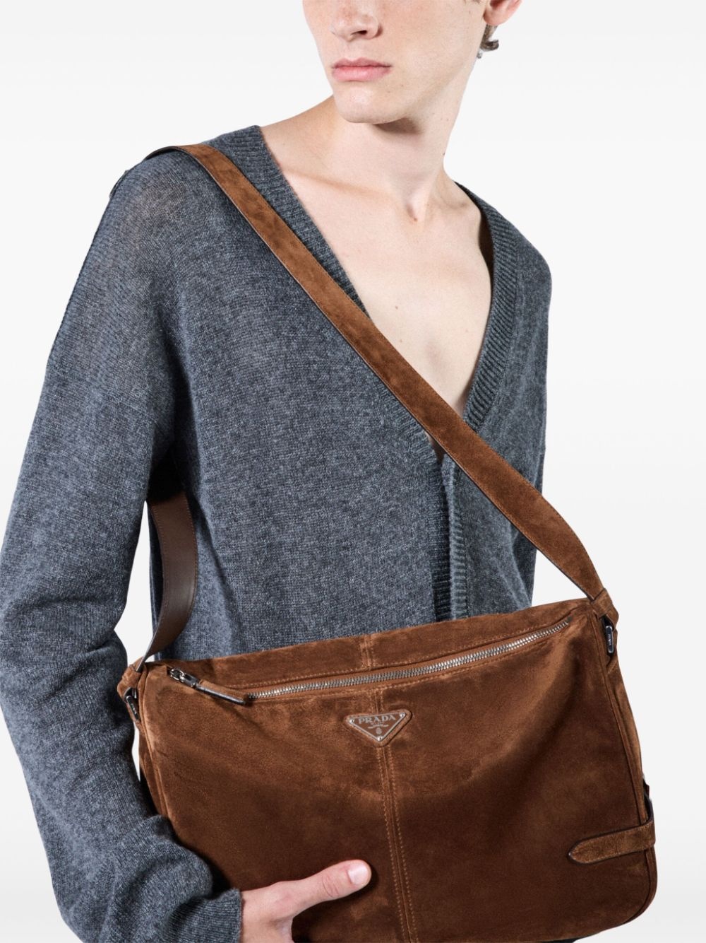 suede shoulder bag - 2