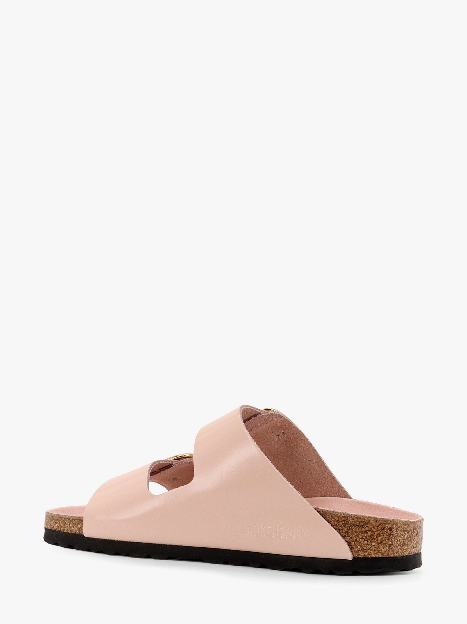 Arizona Big Buckle Patent Leather Sandals - 3
