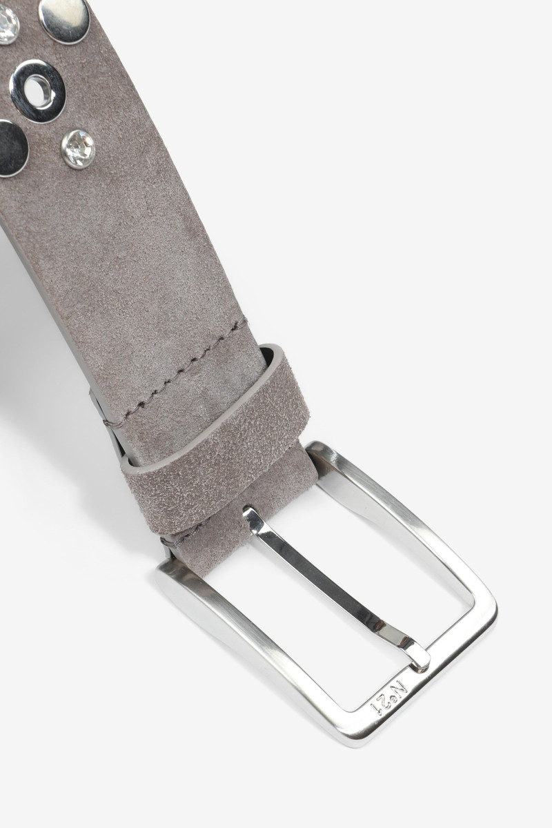 N°21 SUEDE BELT WITH STUDS outlook