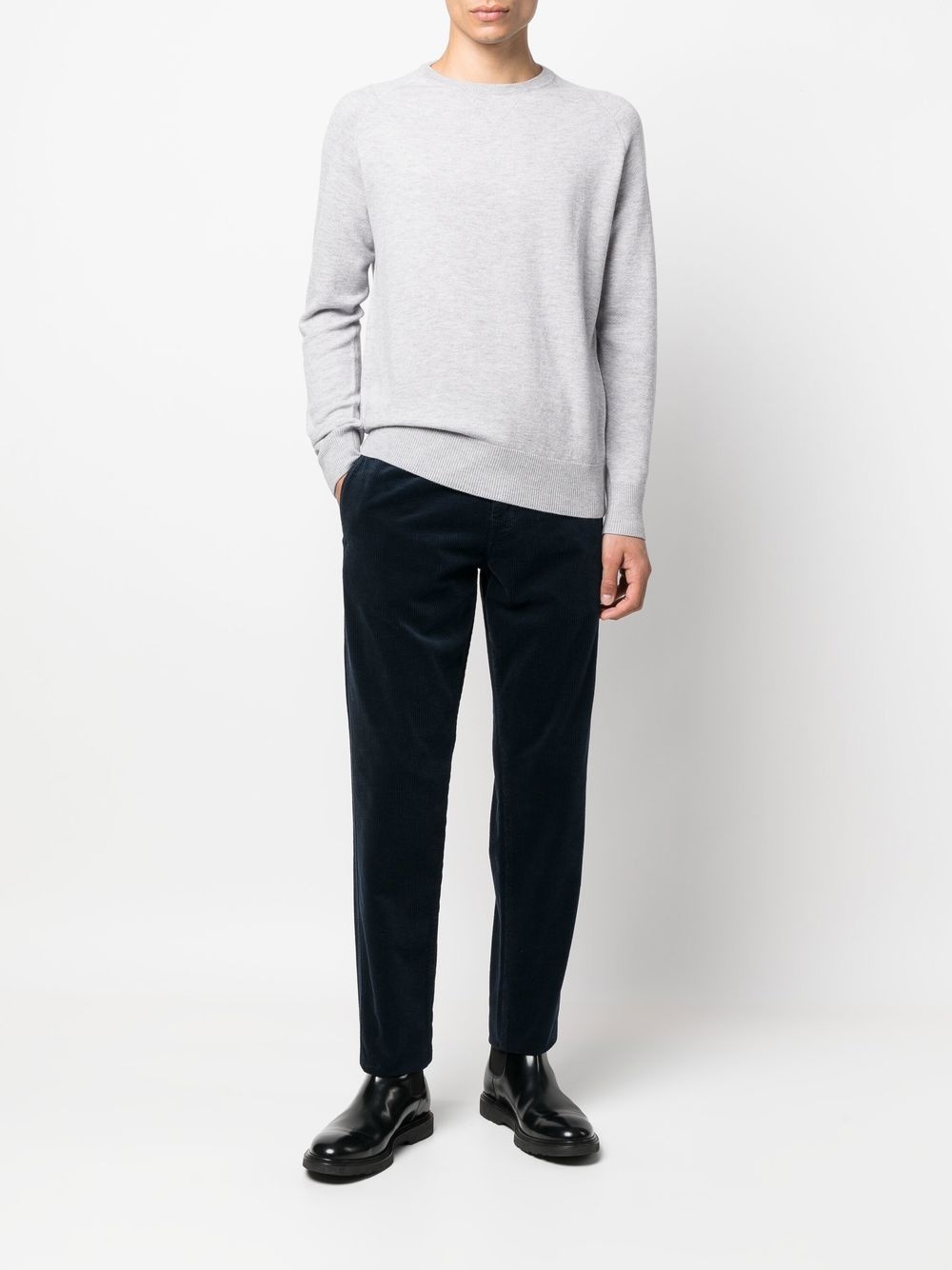 straight-leg corduroy trousers - 2