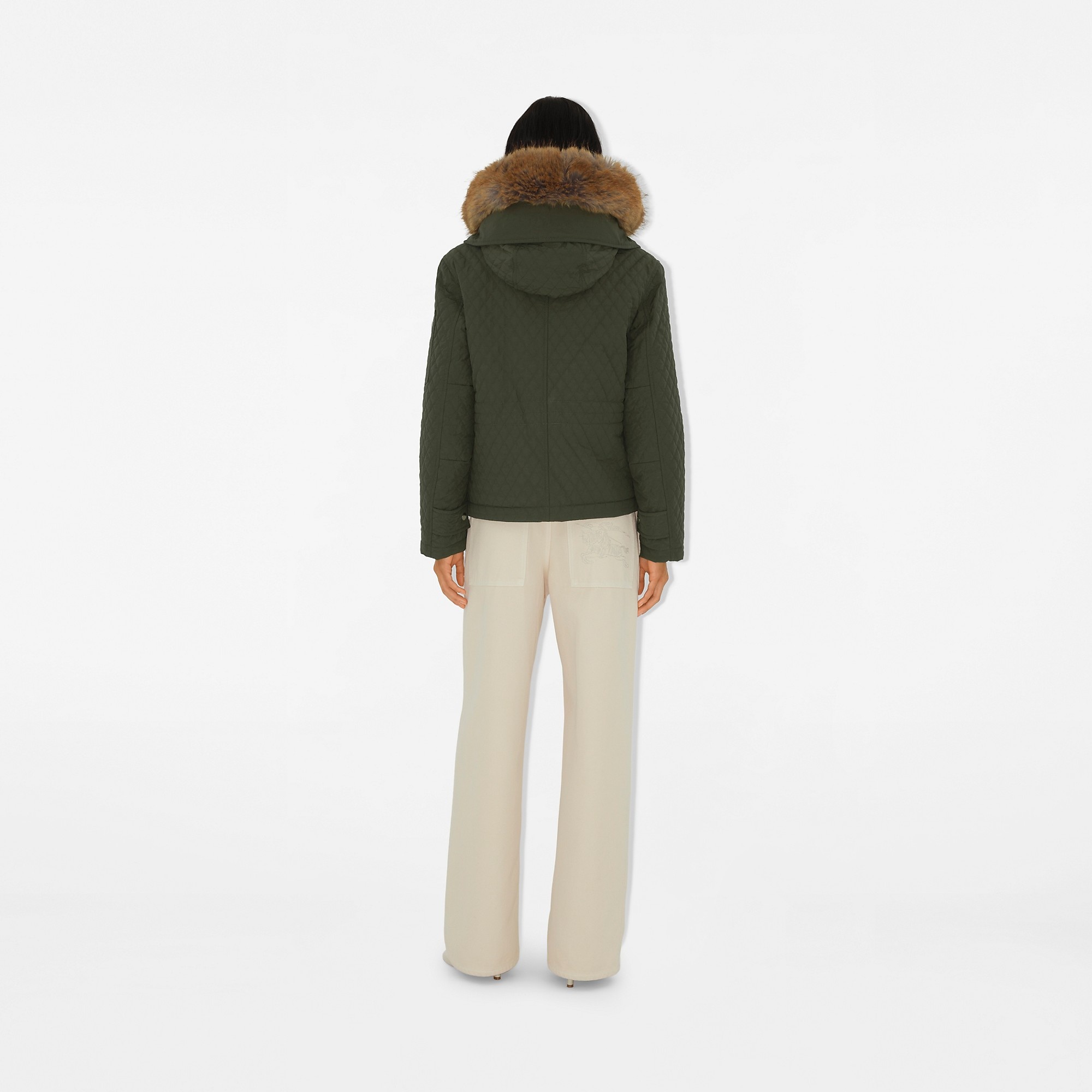 Quilted Cotton Blend Jacket - 4