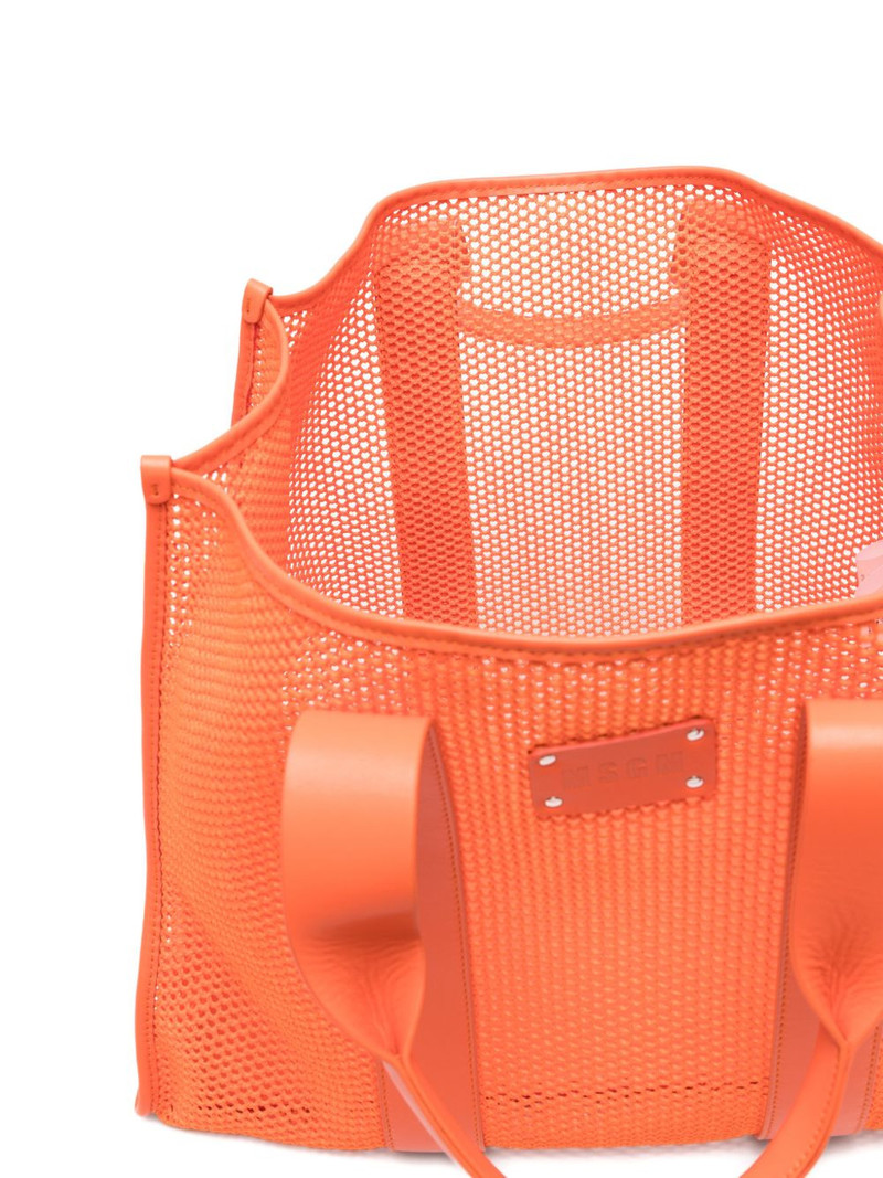 large logo-detail tote bag 5