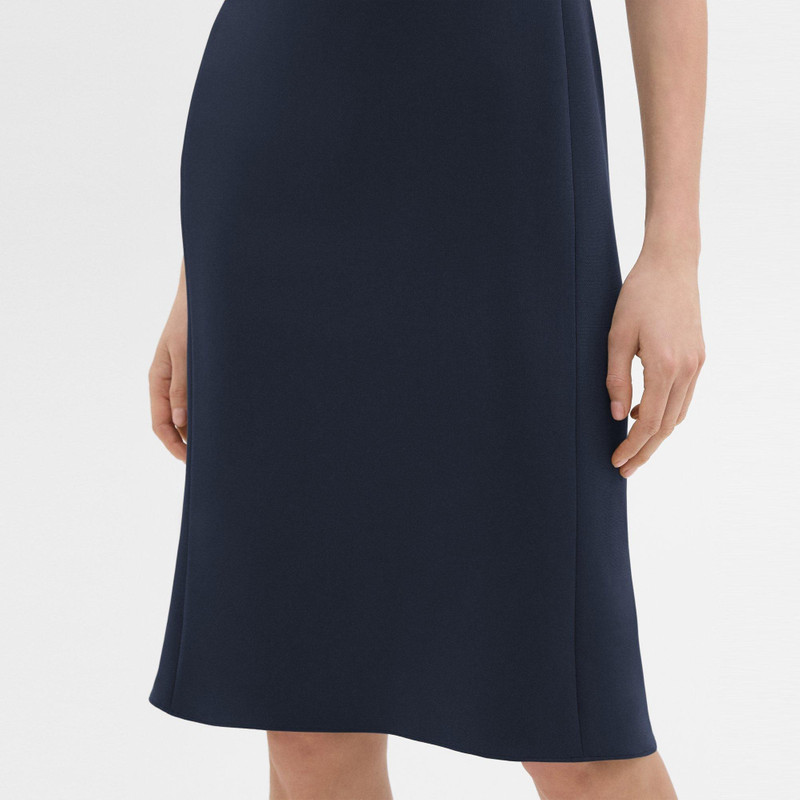Flared Dress in Admiral Crepe 5