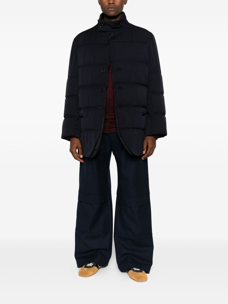 Yohji Yamamoto high-neck padded jacket outlook