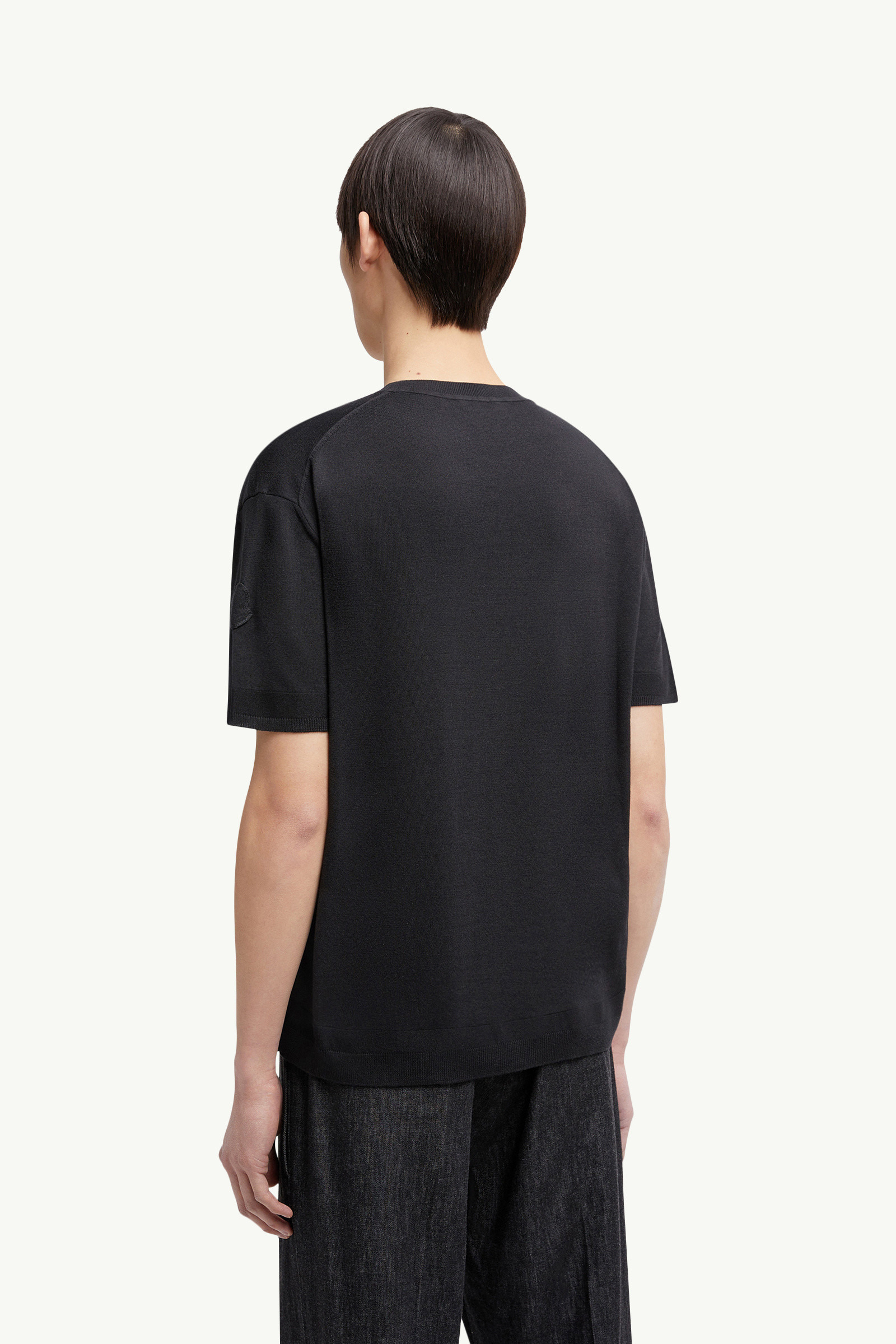 Silk & Cotton Knit T-Shirt - 5