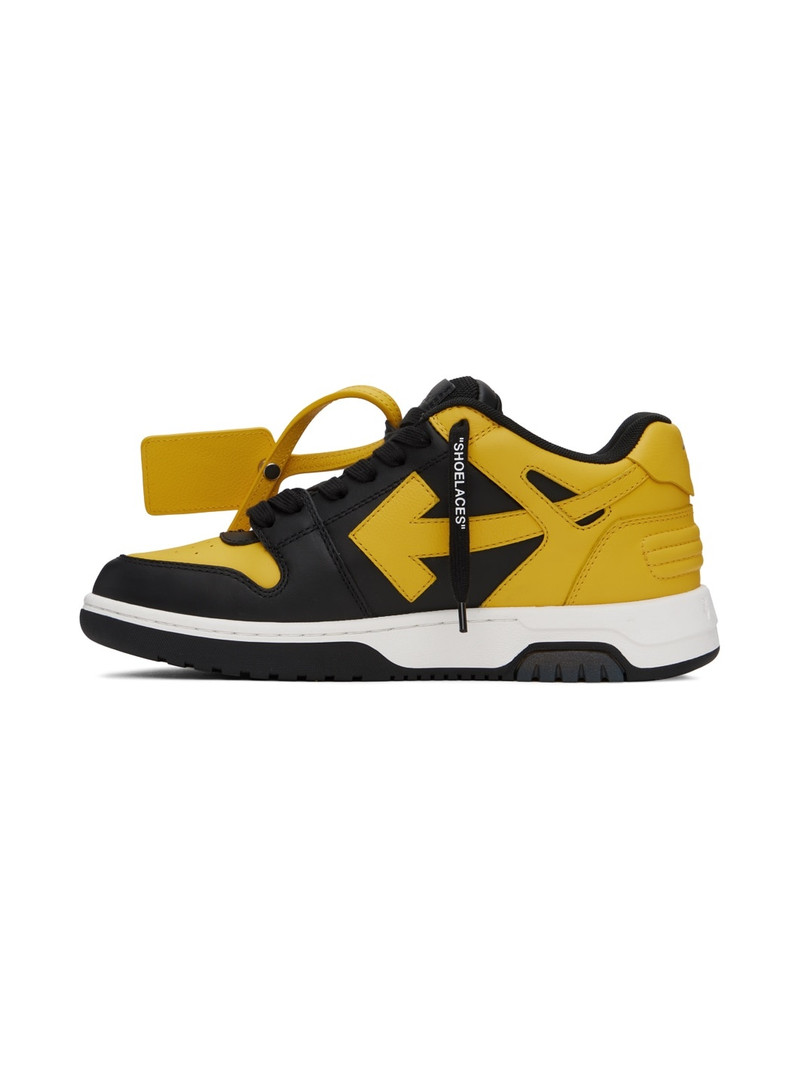 Off-White Black & Yellow Out Of Office Sneakers outlook