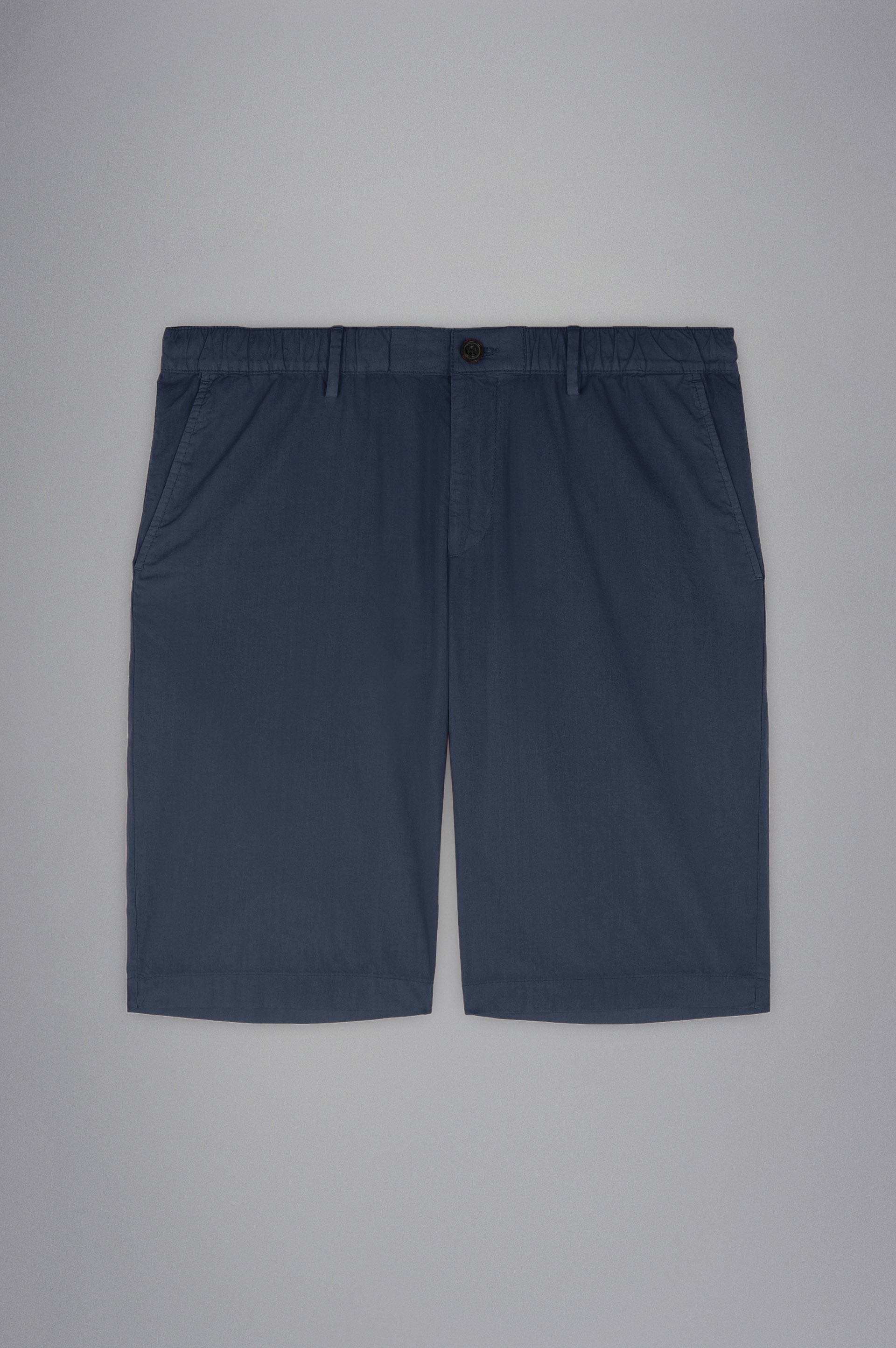 ULTRA-LIGHT POPLIN COTTON BERMUDA SHORTS - 1