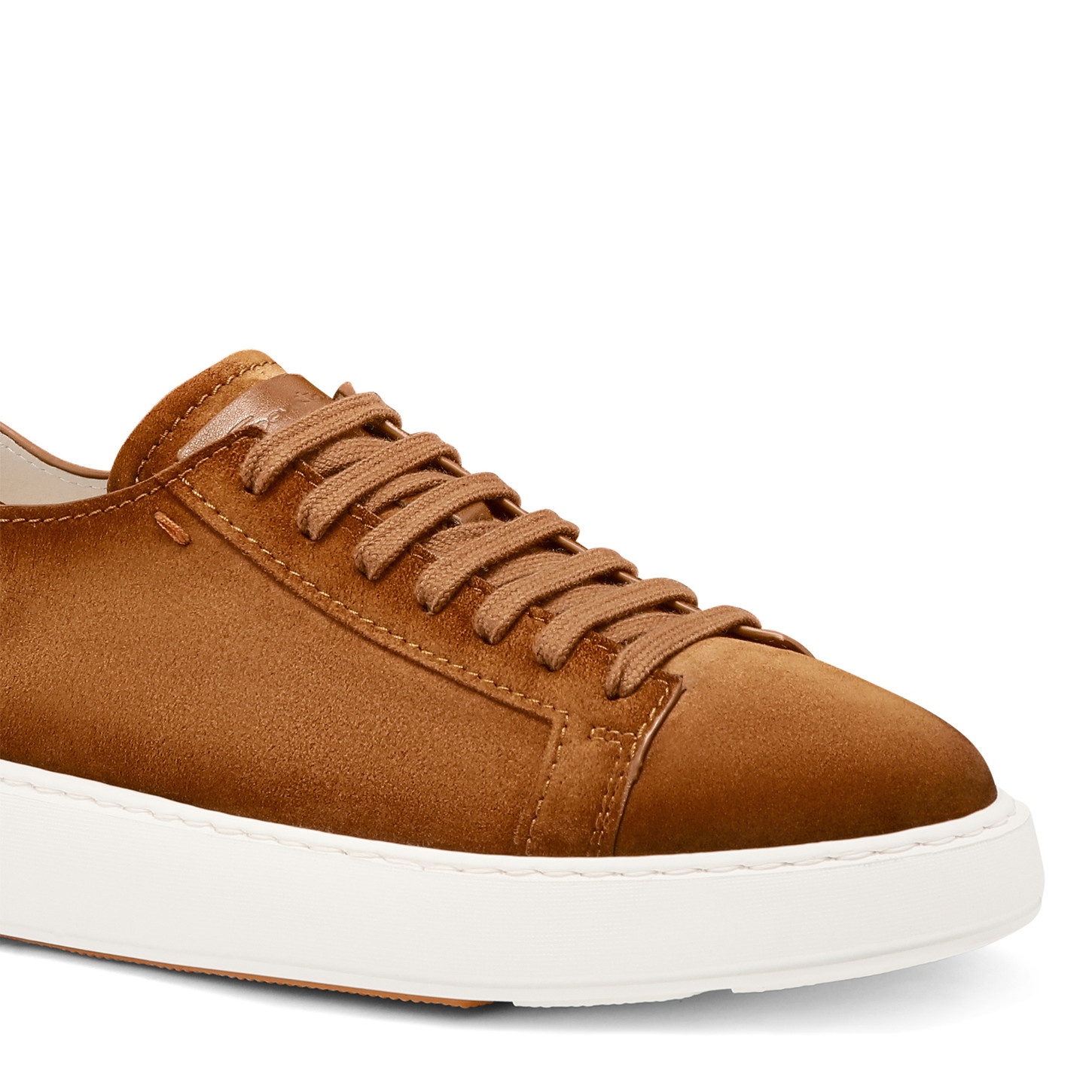 Men's orange suede sneaker - 5