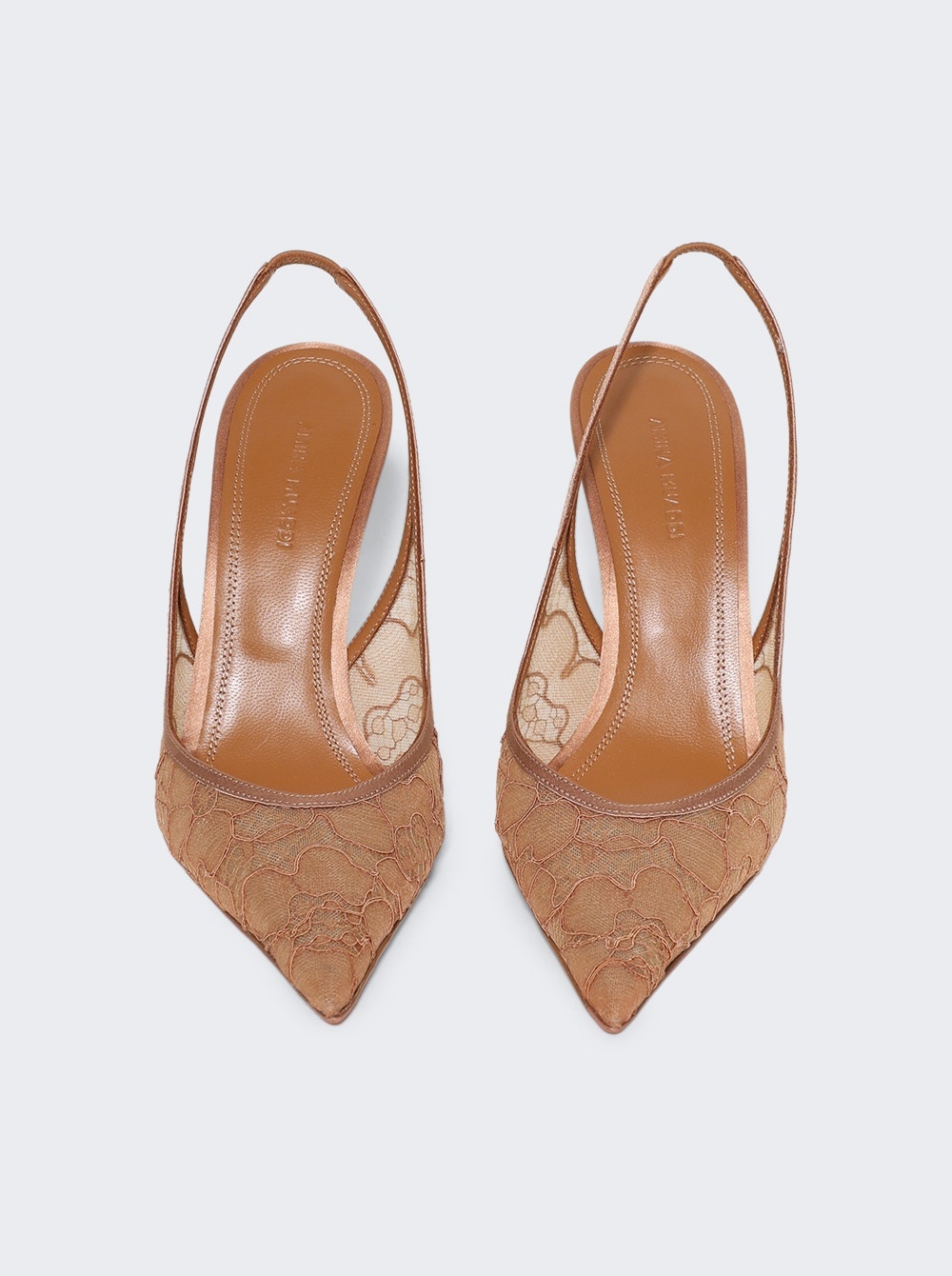 Anok Lace Slingback Pump Latte - 3