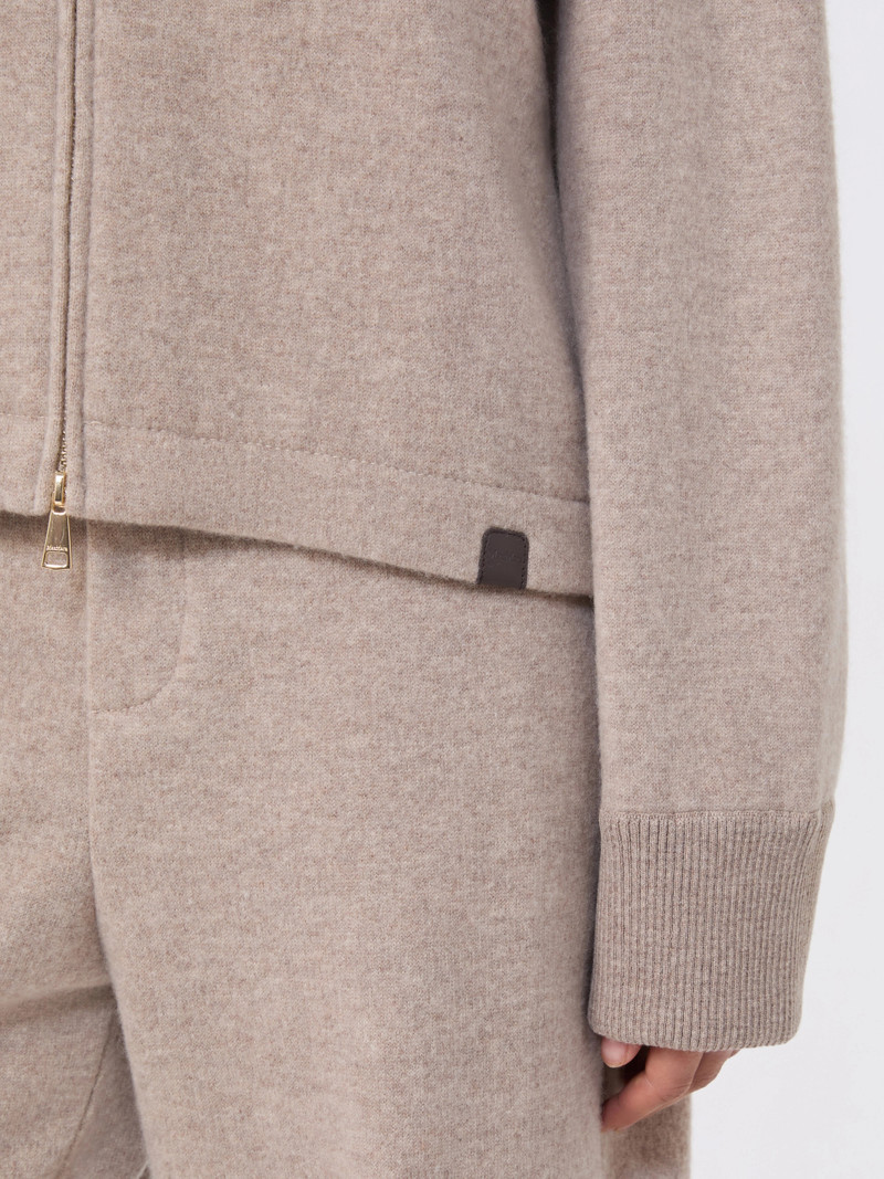 FILM Cashmere and wool jersey sweatshirt - BEIGE 5
