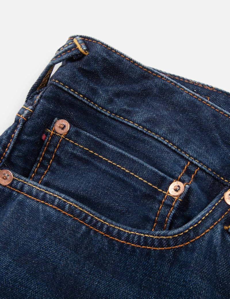 SEAGULL AND KAMON EMBOSSED CARROT FIT JEANS #2017 9