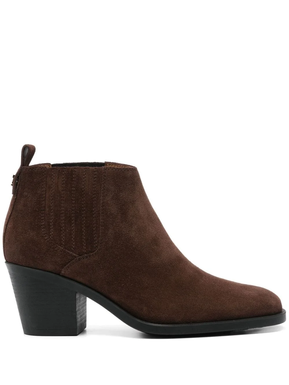 65mm suede ankle boots - 1