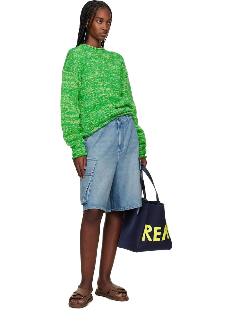 JW Anderson Blue Cargo Denim Shorts outlook